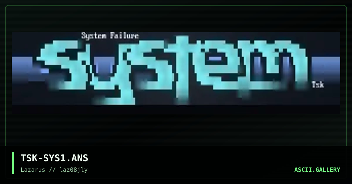 system failure, by the silent killer, 1997