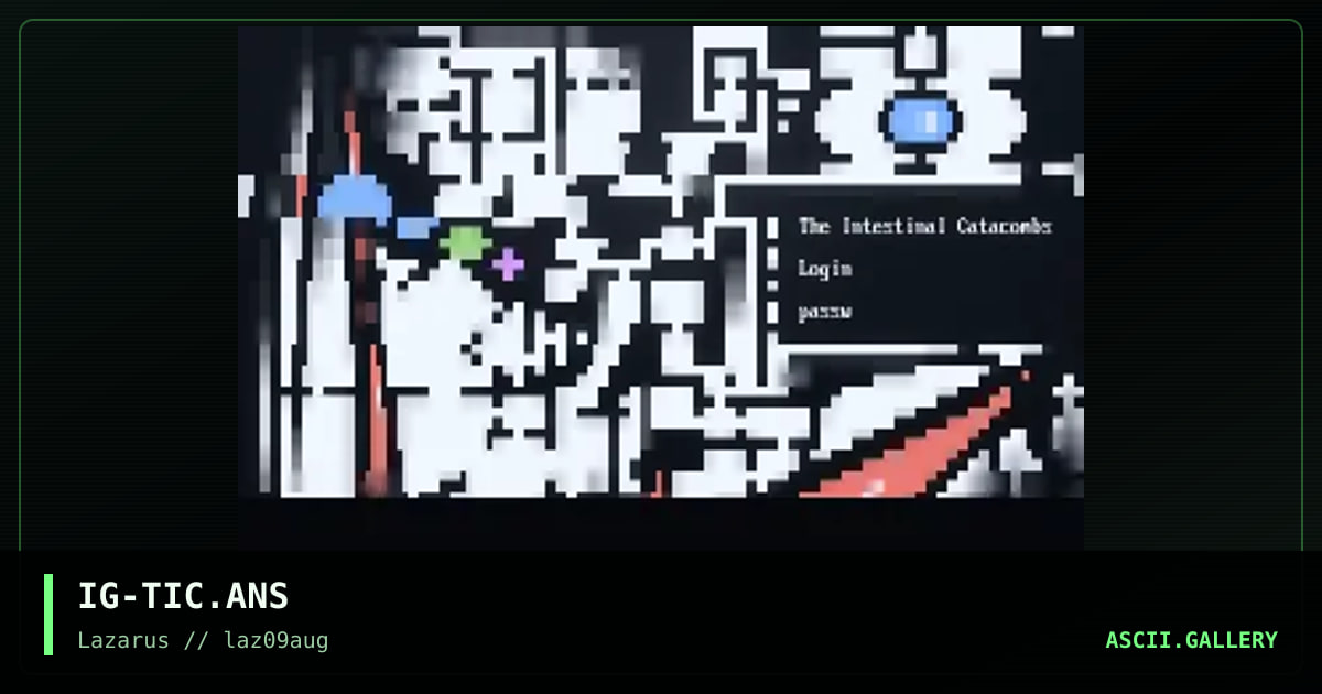 The Intestinal Catacombs, by ironghost, 1997