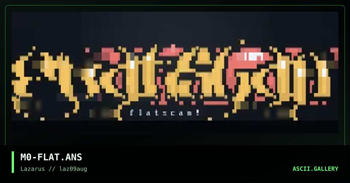 Flatscan, by mosen, 1997