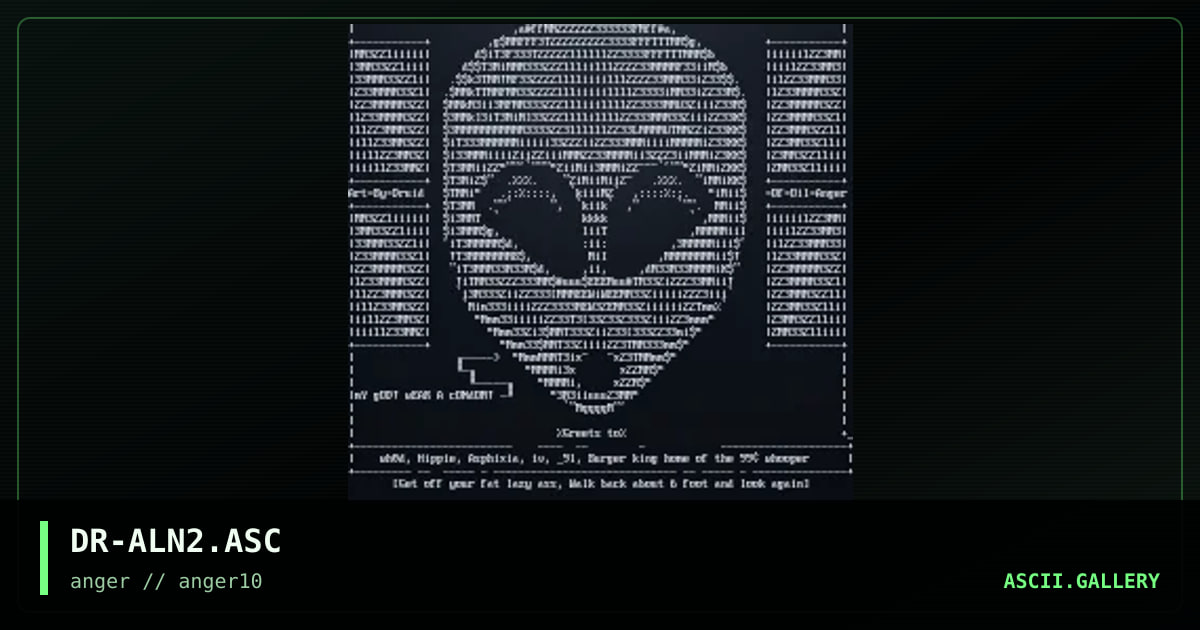 alien!, by druid, 1996