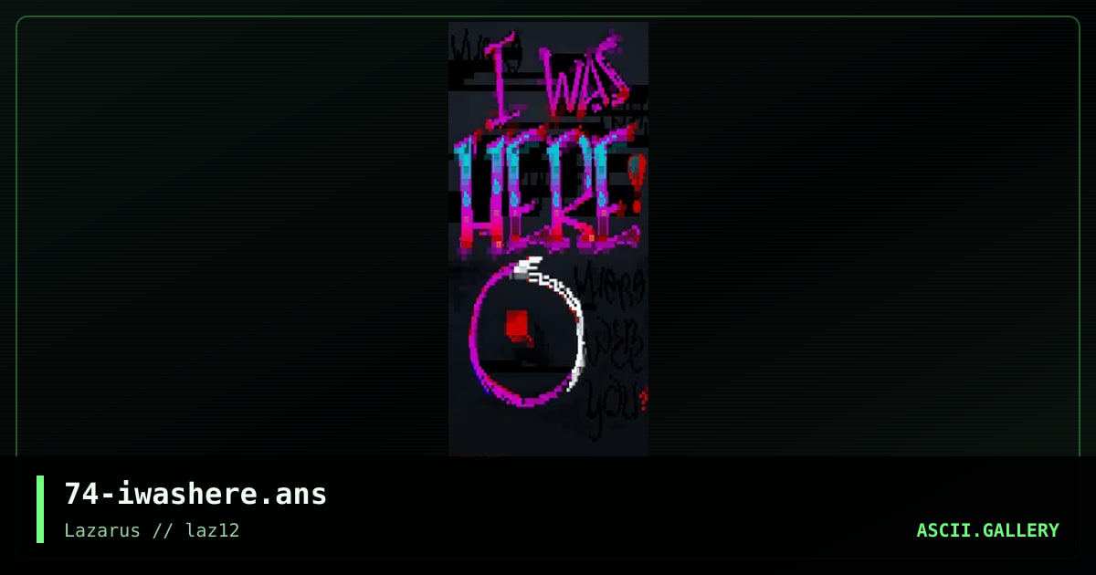 I was here, by discofunk 1974, 2020