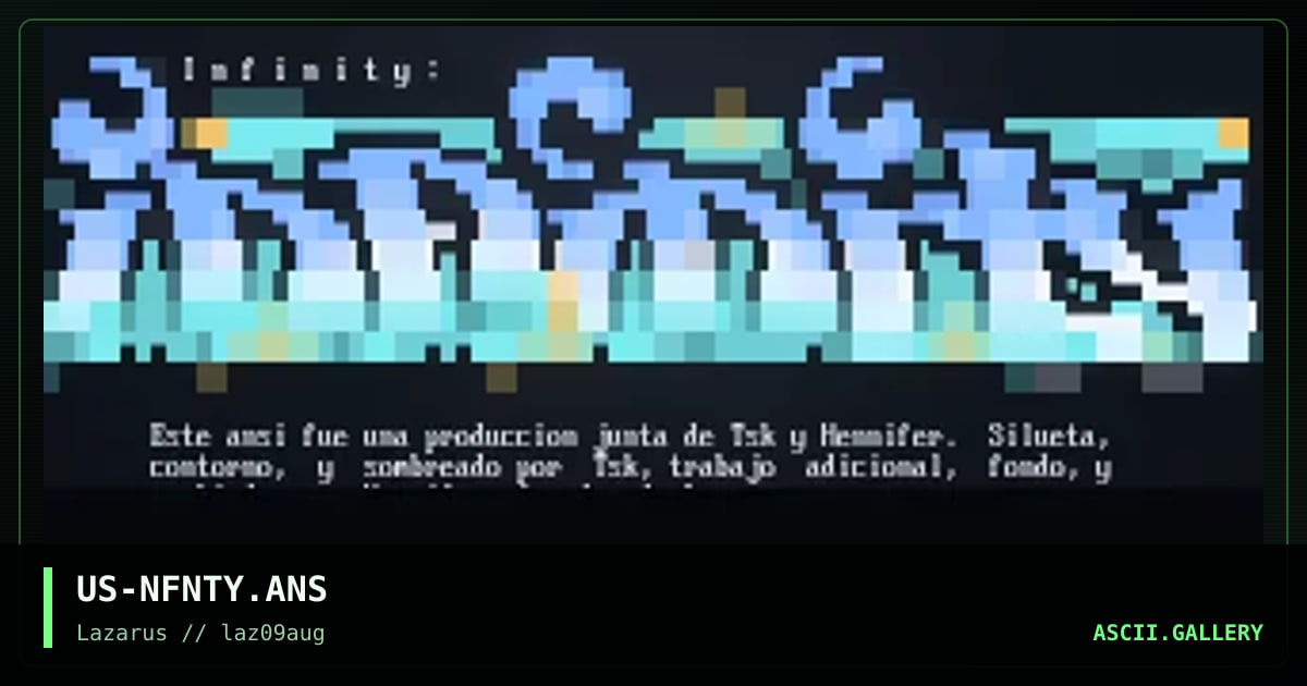 Infinity, by the silent killer, hennifer, 1997