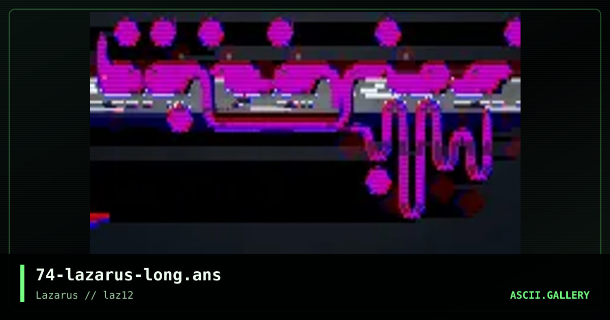 Lazarus, by discofunk 1974, 2020