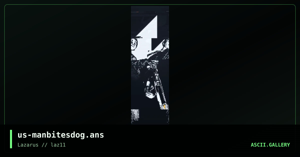 Man Bites Dog, by necro, warpus, 2020