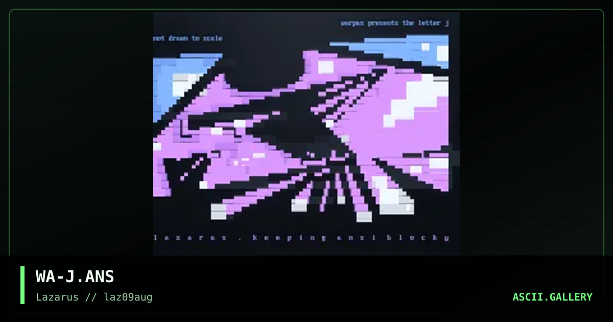j, by warpus, 1997