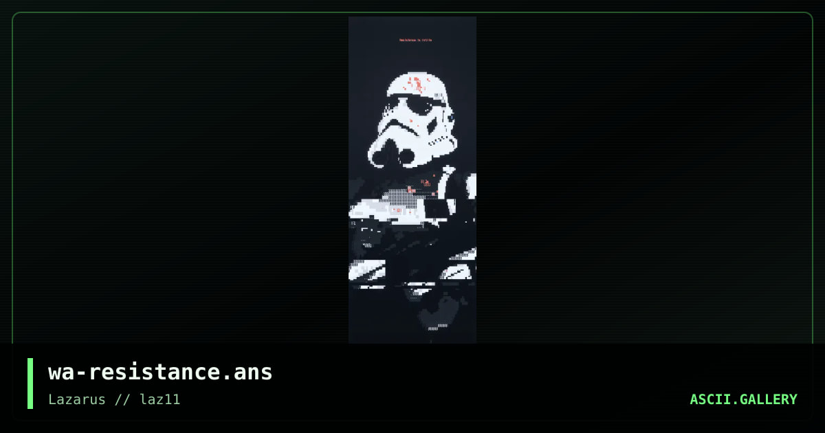 Resistance is futile, by warpus, 2020