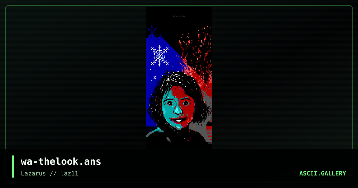 The Look, by warpus, 2020