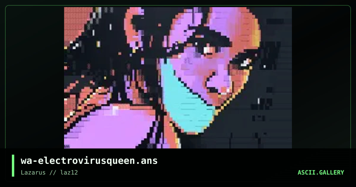 The Electrovirus Queen, by warpus, 2020