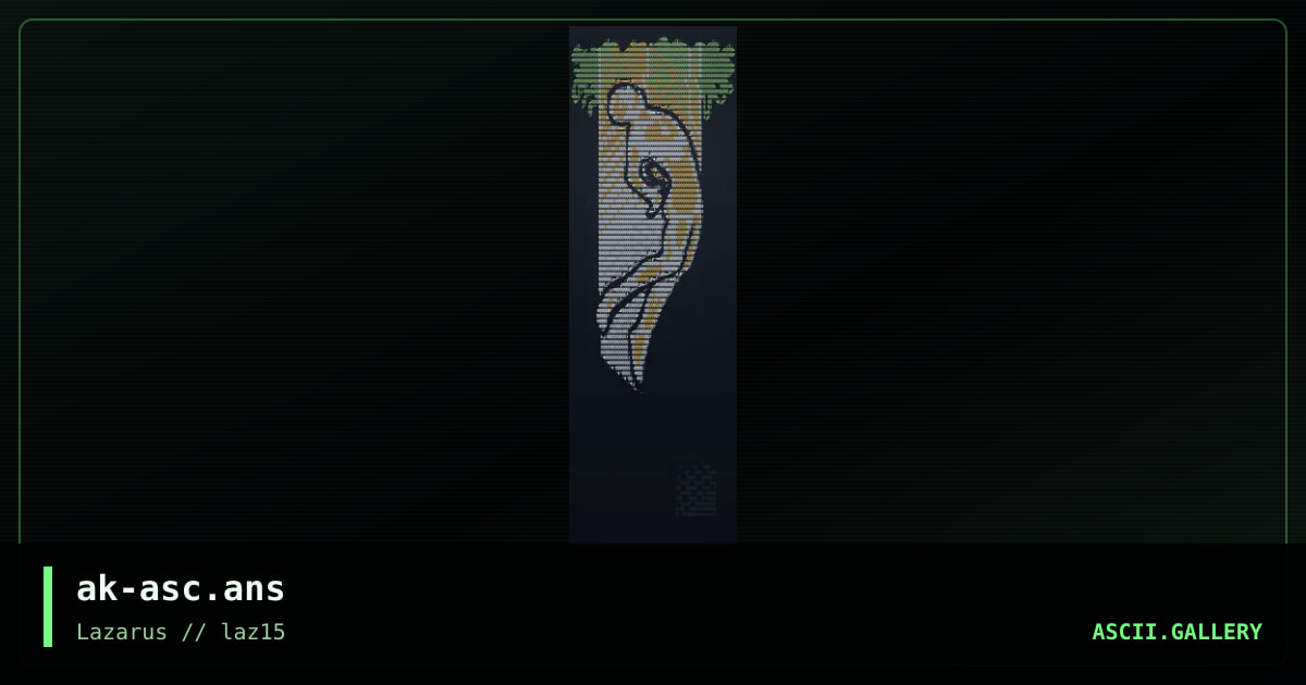 ascii, by abstrakt, 2022