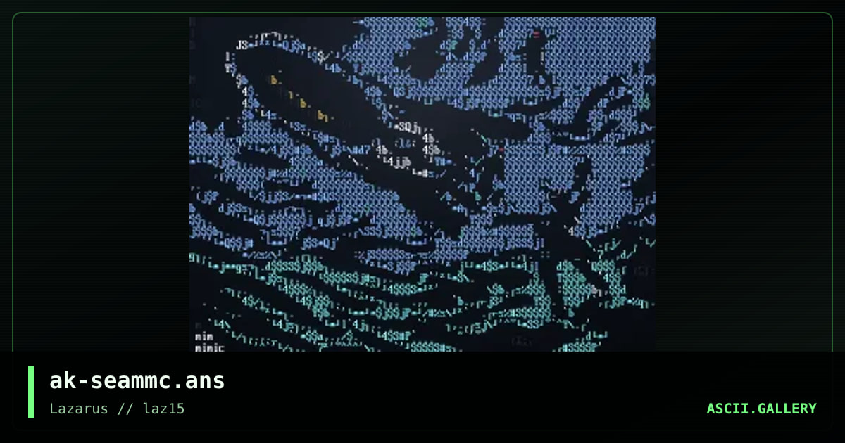 mimic sea, by abstrakt, 2022