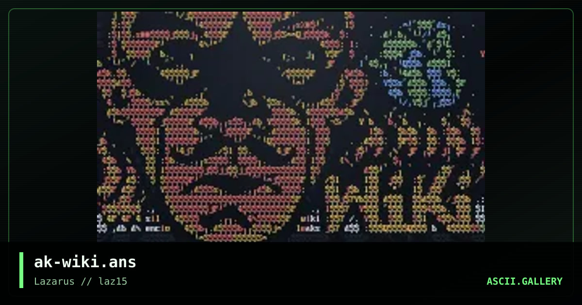 wiki, by abstrakt, 2022
