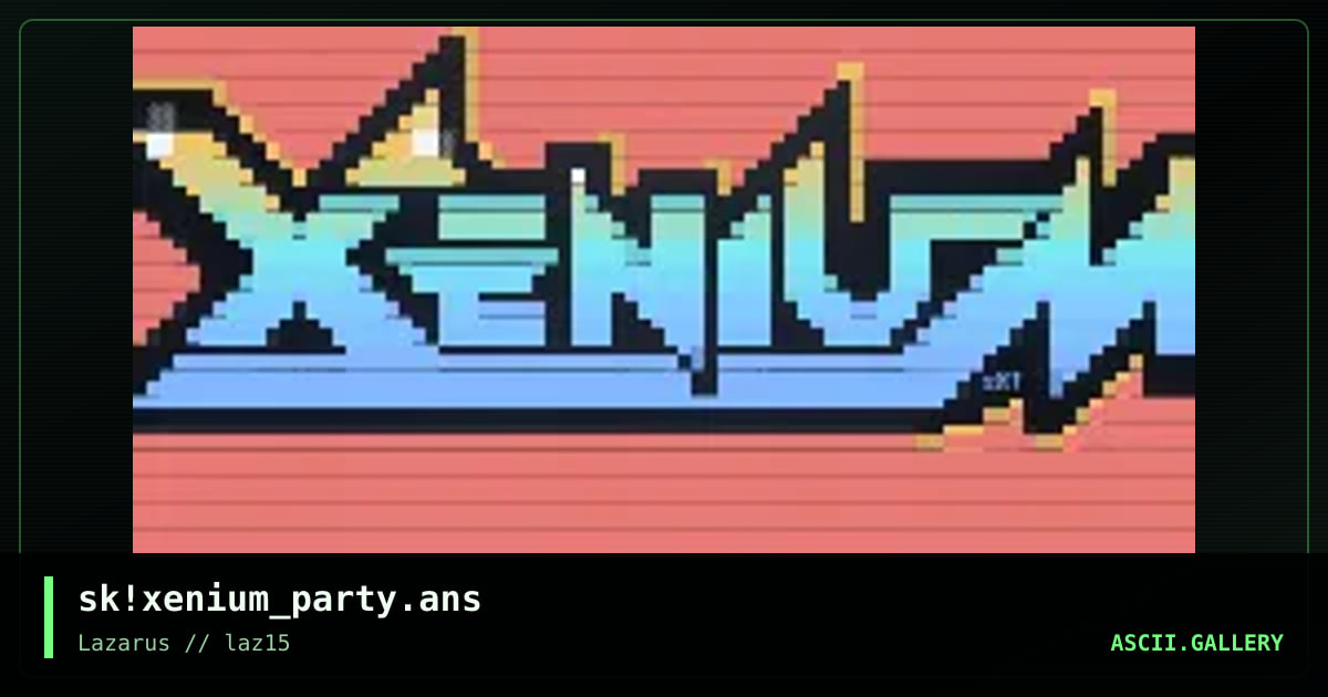 xenium_party, by simonking, 2022