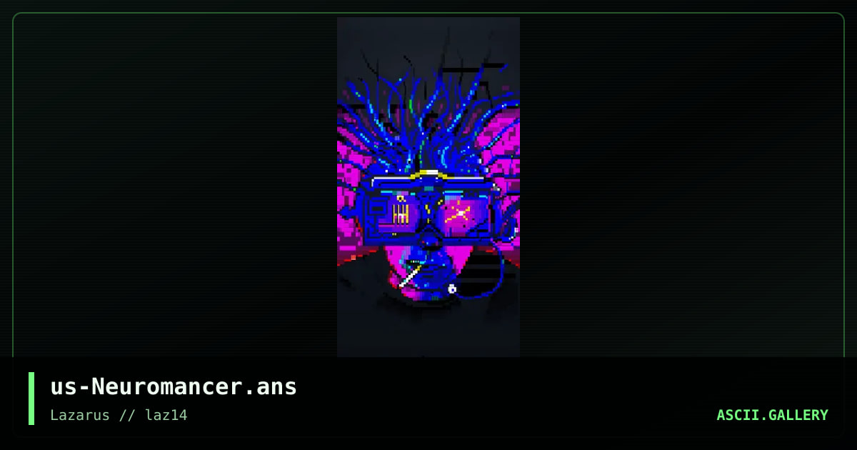 Neuromancer, by warpus, oddfirefox, 2021
