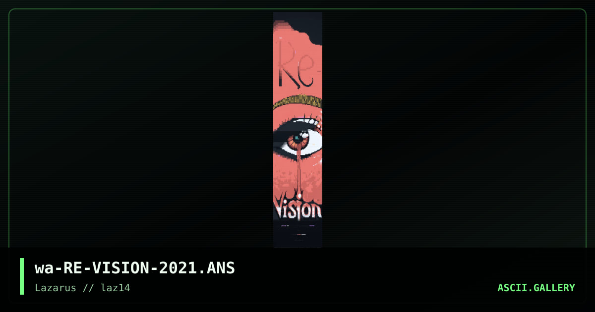 REVISION 2021, by warpus, 2021