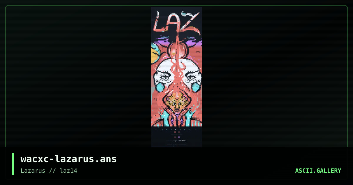 LAZARUS the motion picture, by coaxcable, warpus, 2021