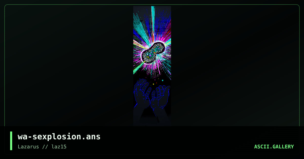 Sexplosion, by warpus, 2022