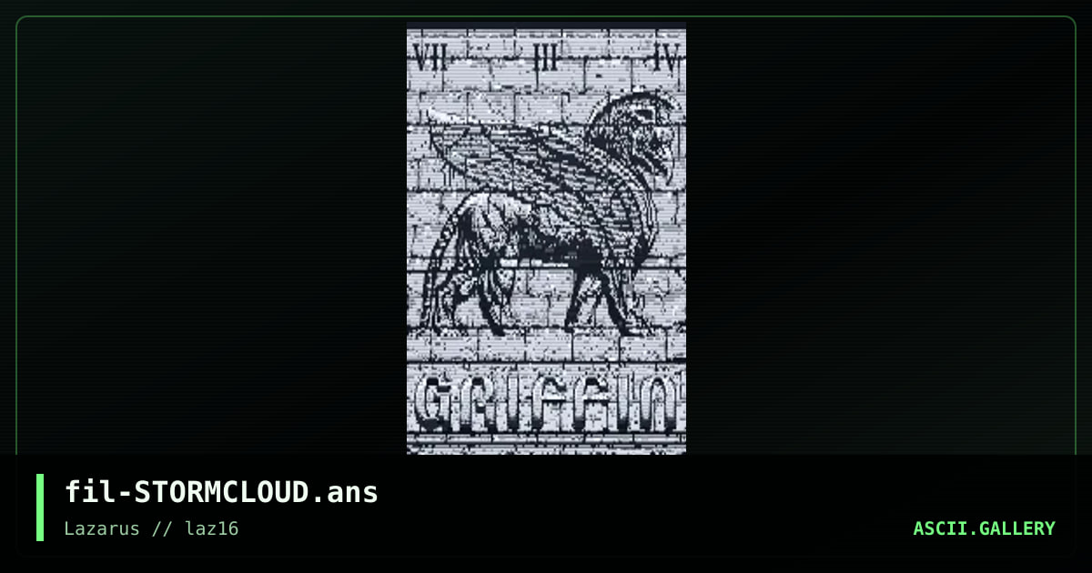 GRiFFiN, by filth, 2023