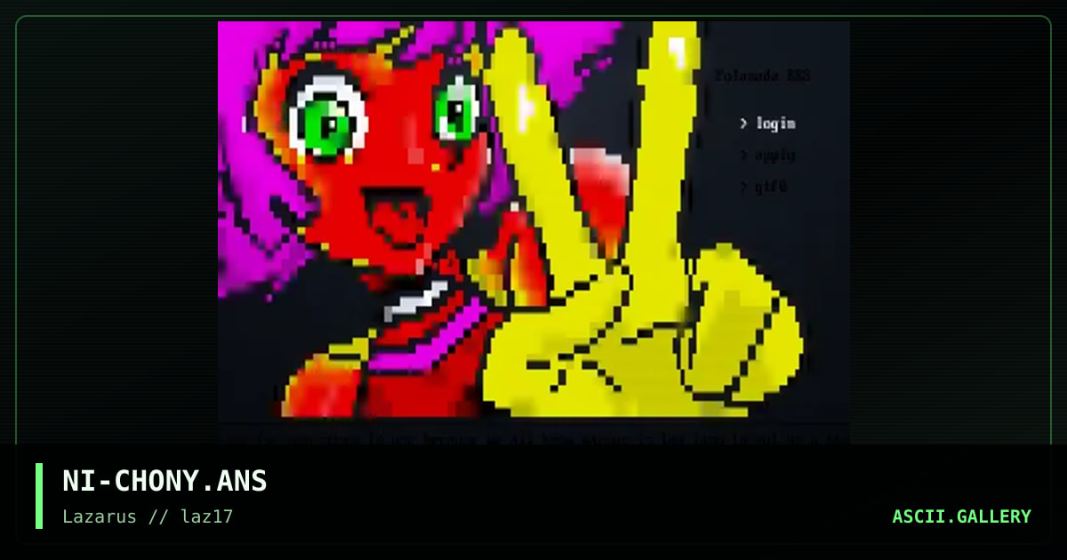 Polanda/Cutie Honey Matrix, by nitron, 2023