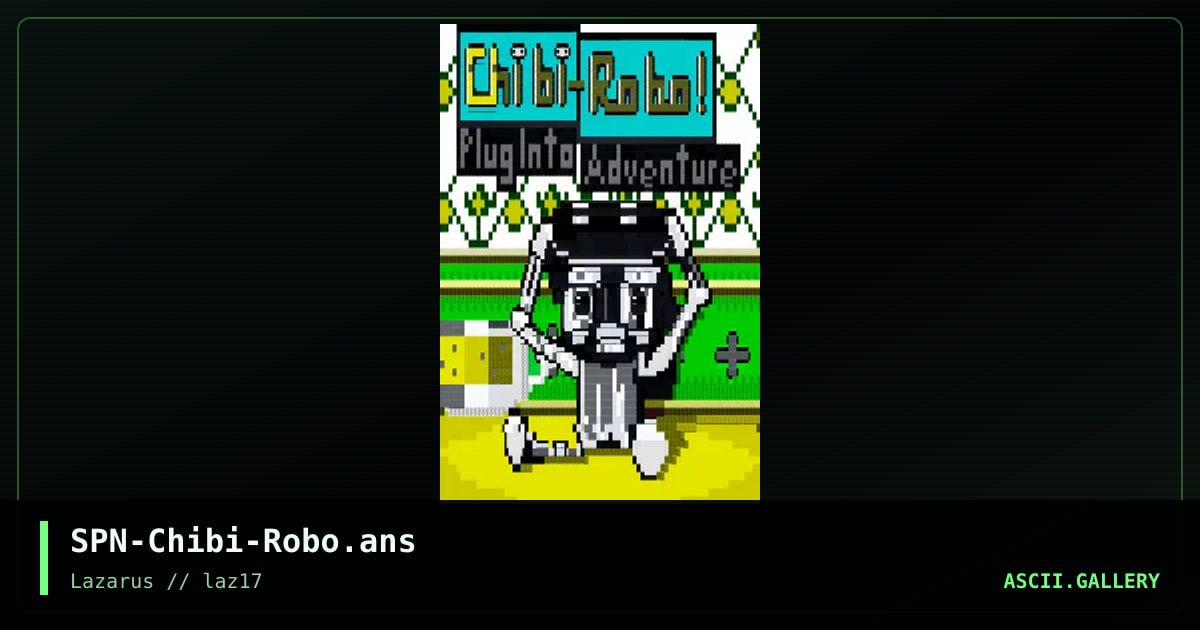 Chibi-Robo!, by ansispoon, 2023