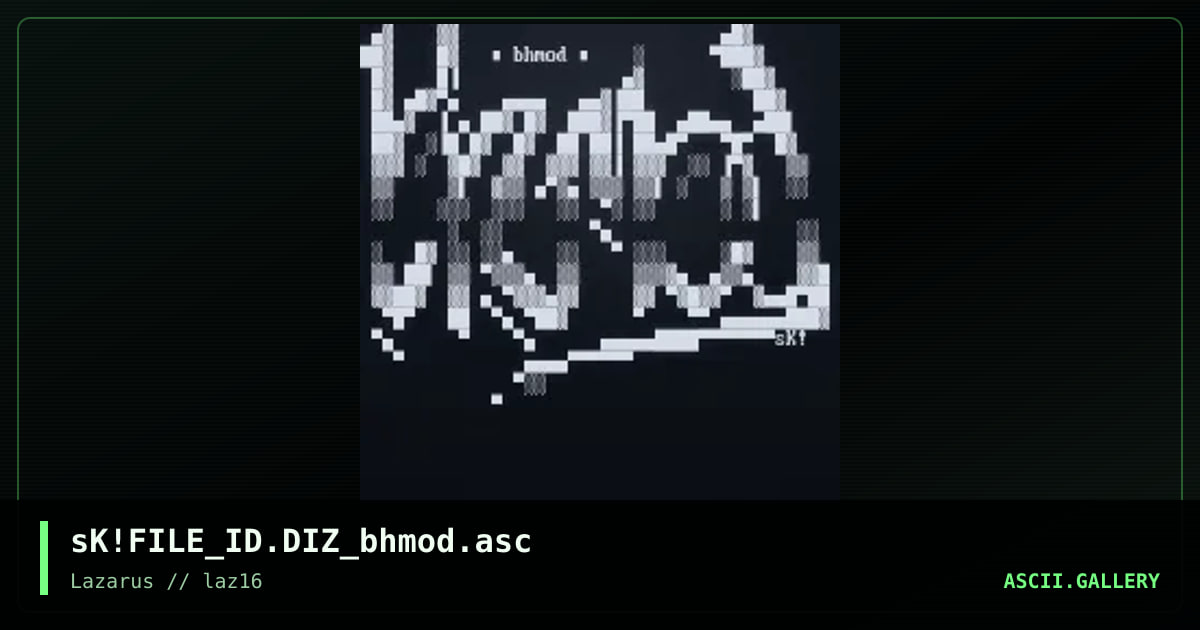 File_id.diz, by simonking, 2023