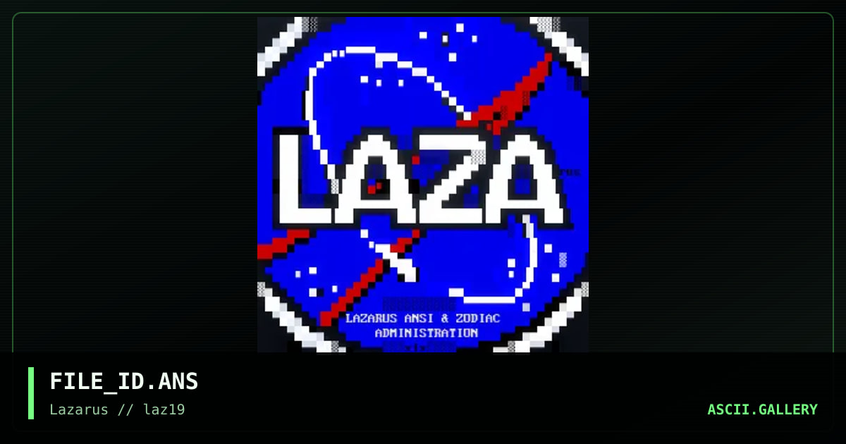 LAZARUS 19 DIZ, by warpus, 2024