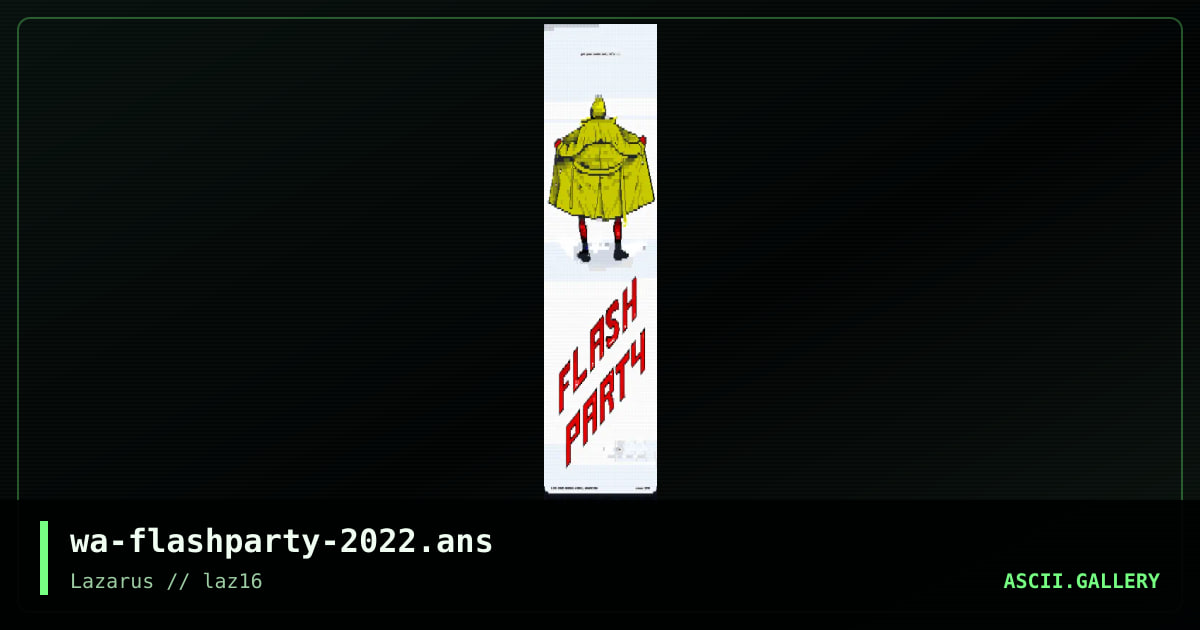 FLASH PARTY 2022, by warpus, 2023
