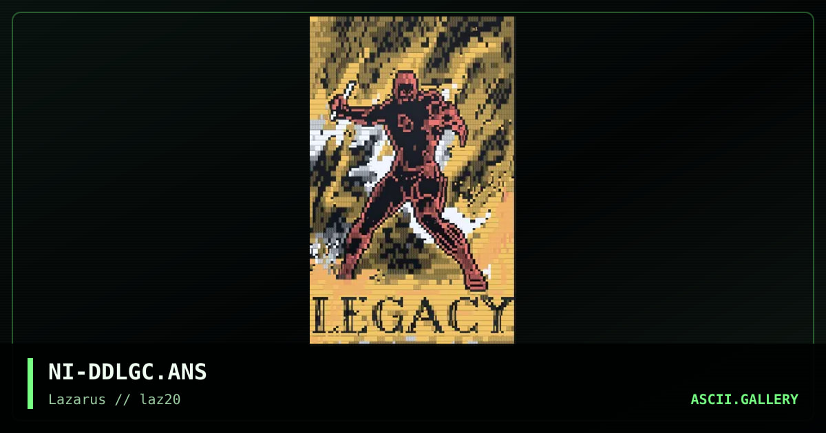 Legacy/Daredevil Tribute '24, by nitron, 2025