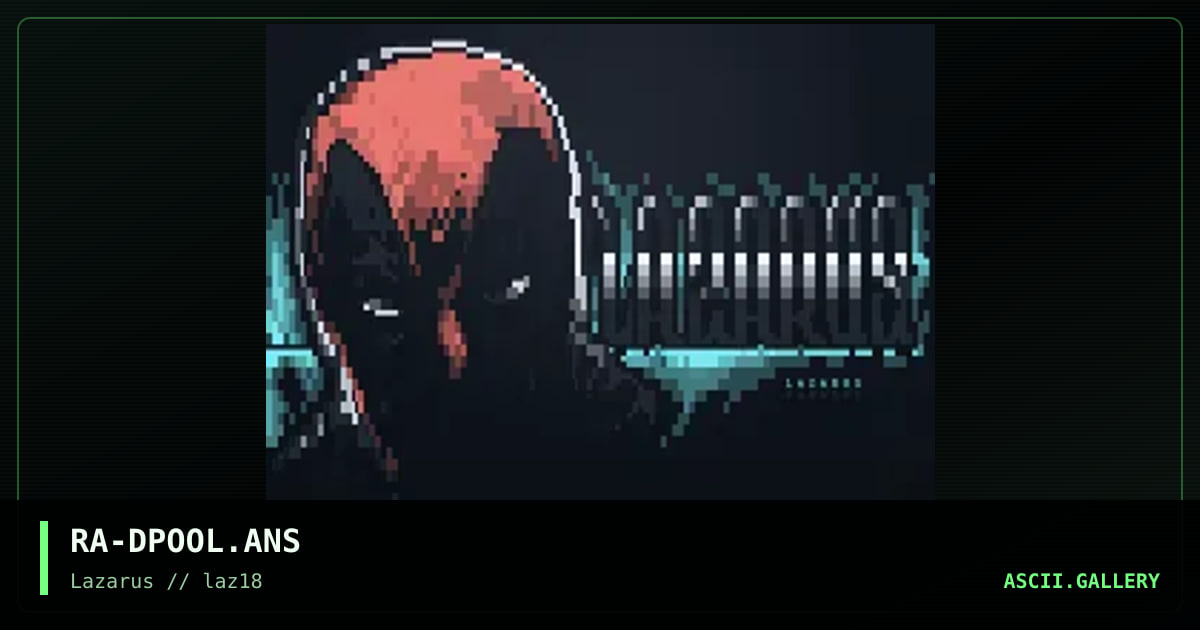 LAZARUS, by randers, 2024