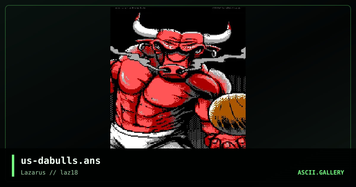 DA BULLS, by warpus, maddog, 2024