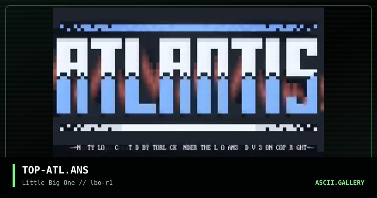 TOP-ATL.ANS, by torlock pop, 1993