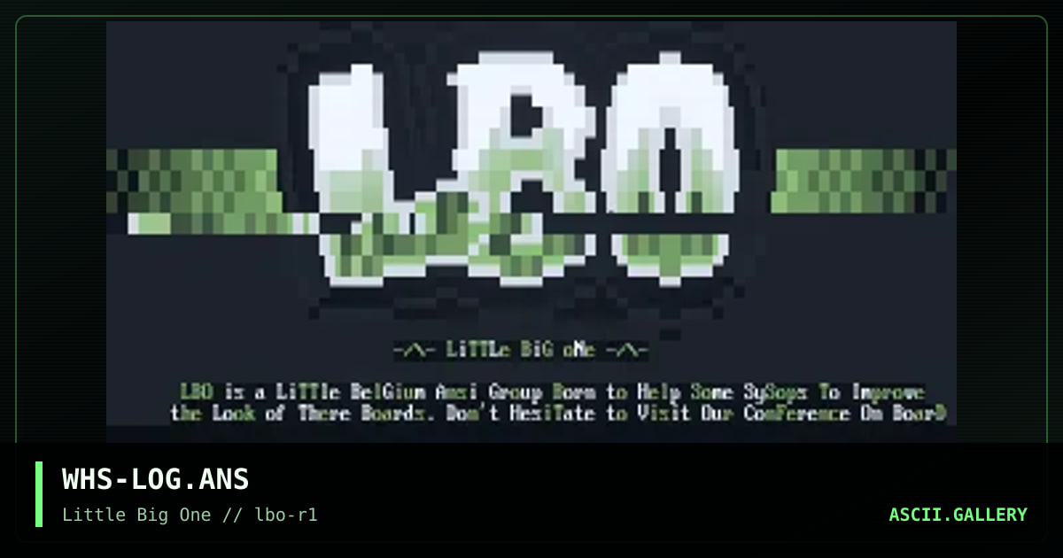 WHS-LOG.ANS, by whitesnake, 1993