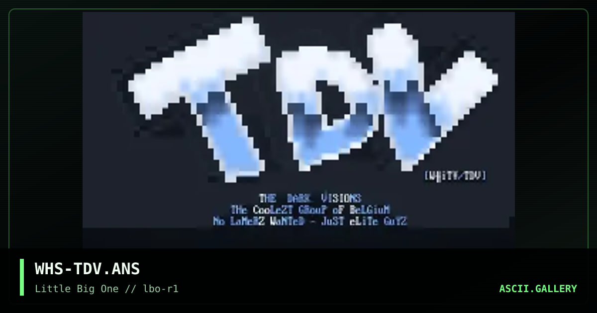 WHS-TDV.ANS, by whitesnake, 1993
