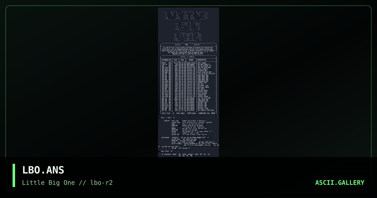 LBO.ANS, by untagged, 1994