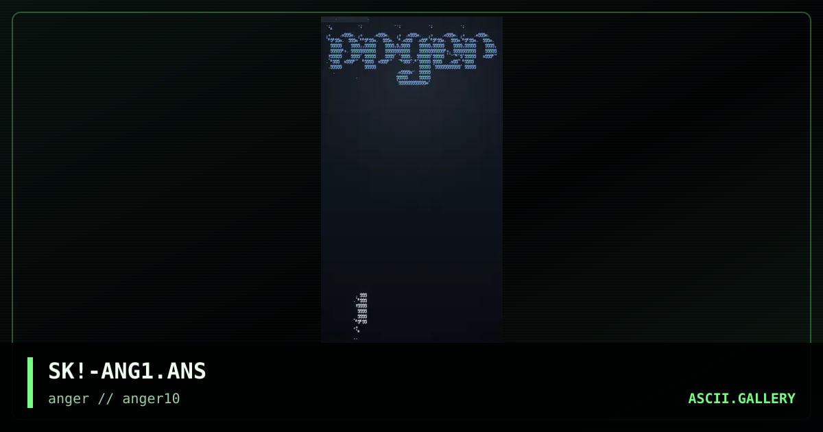 anger promo, by seeker, 1996