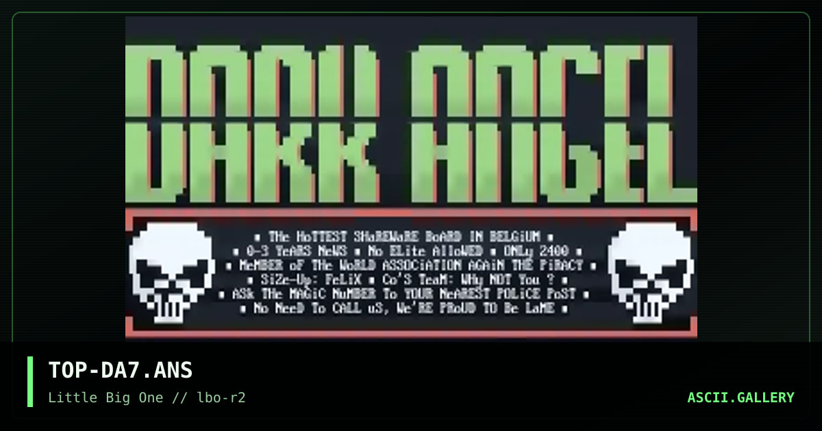 TOP-DA7.ANS, by torlock pop, 1994
