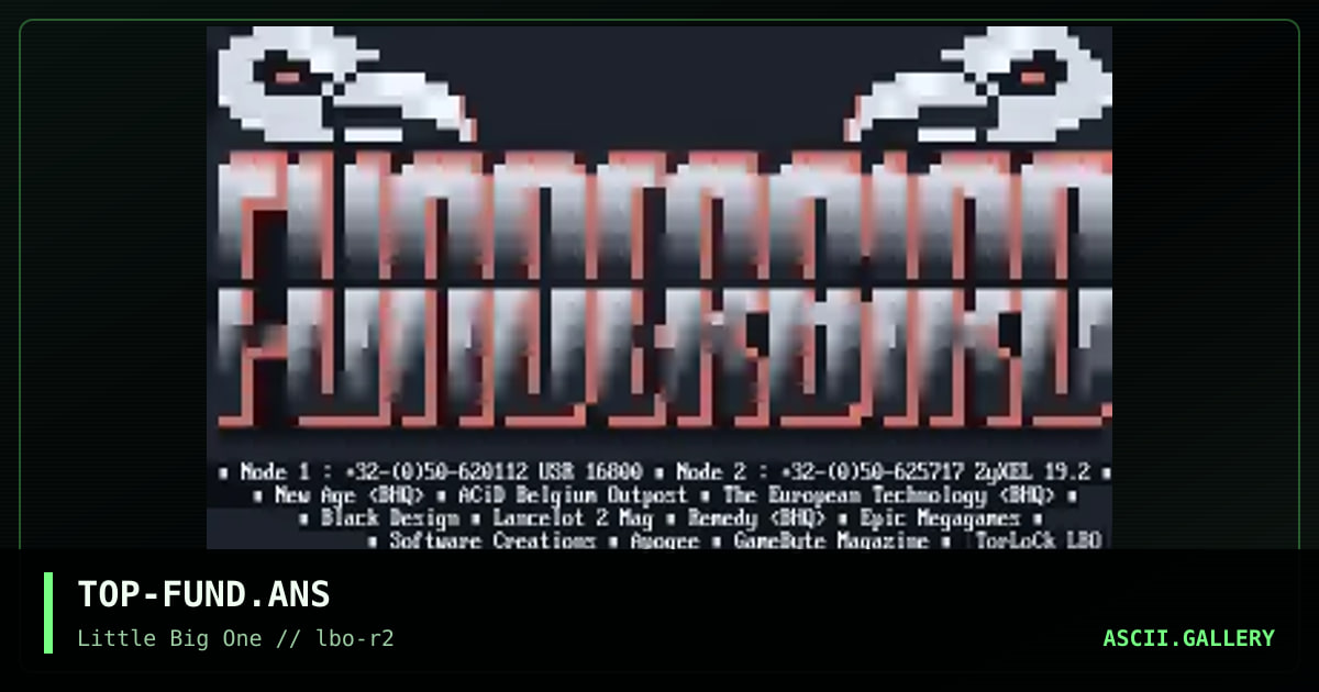 TOP-FUND.ANS, by torlock pop, 1994