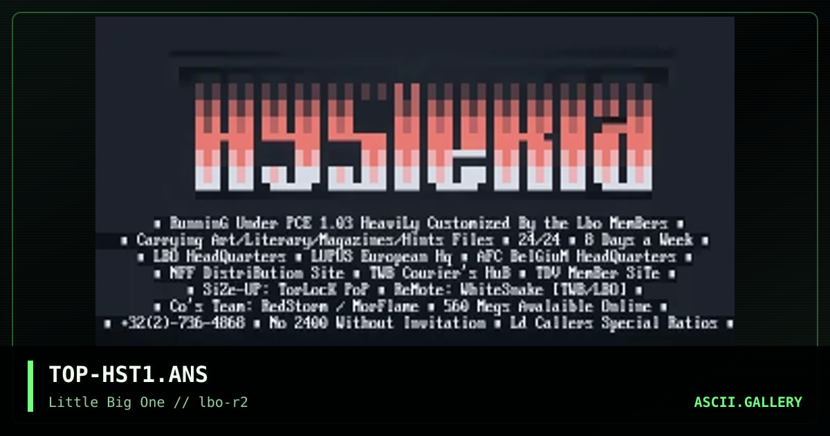 TOP-HST1.ANS, by torlock pop, 1994