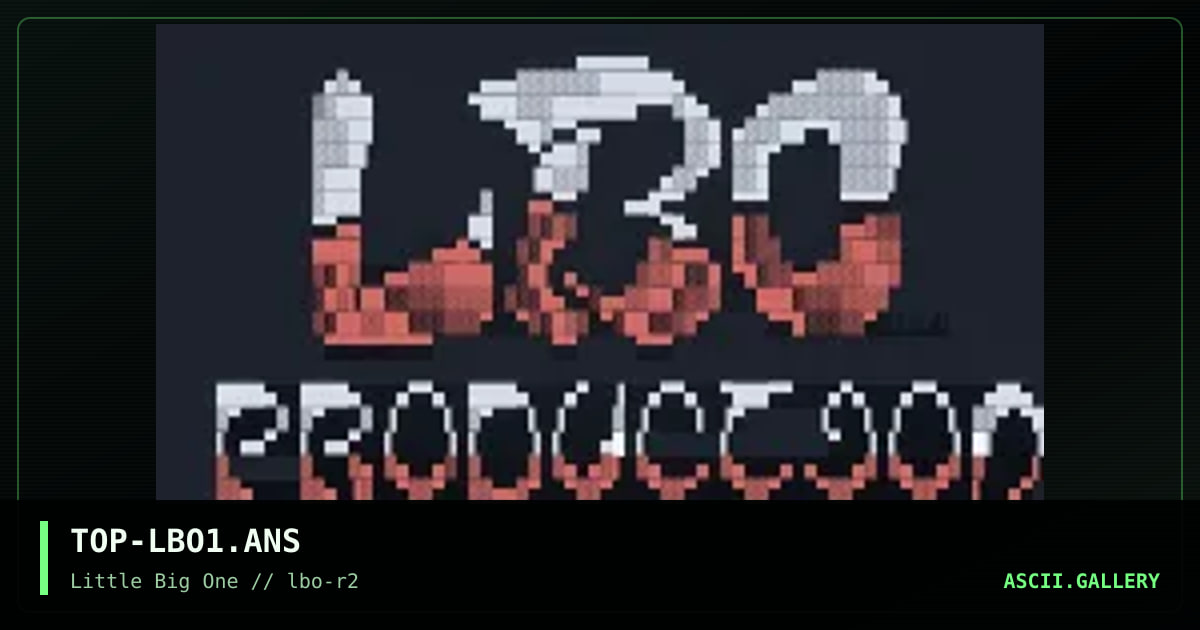 TOP-LBO1.ANS, by torlock pop, 1994