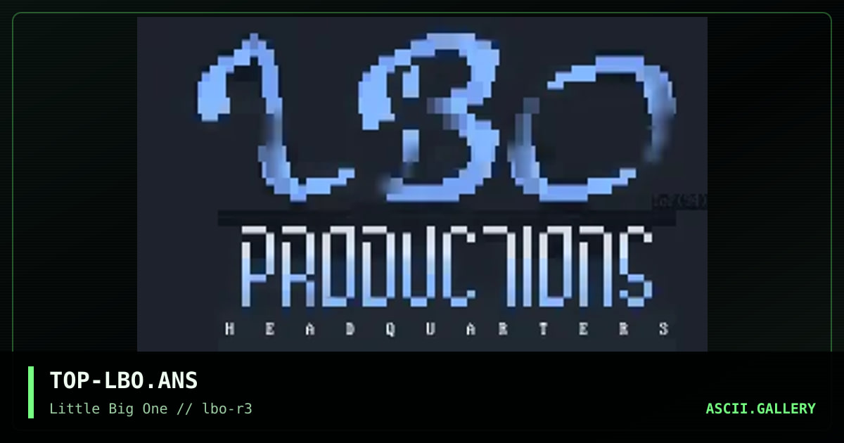 TOP-LBO.ANS, by torlock pop, 1994