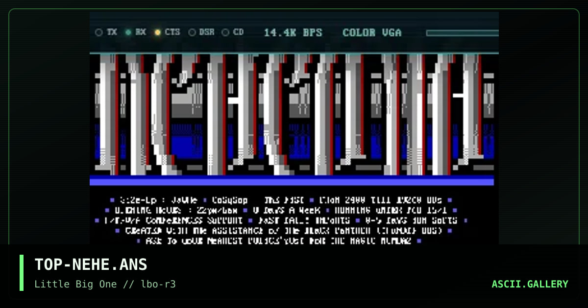 TOP-NEHE.ANS, by torlock pop, 1994