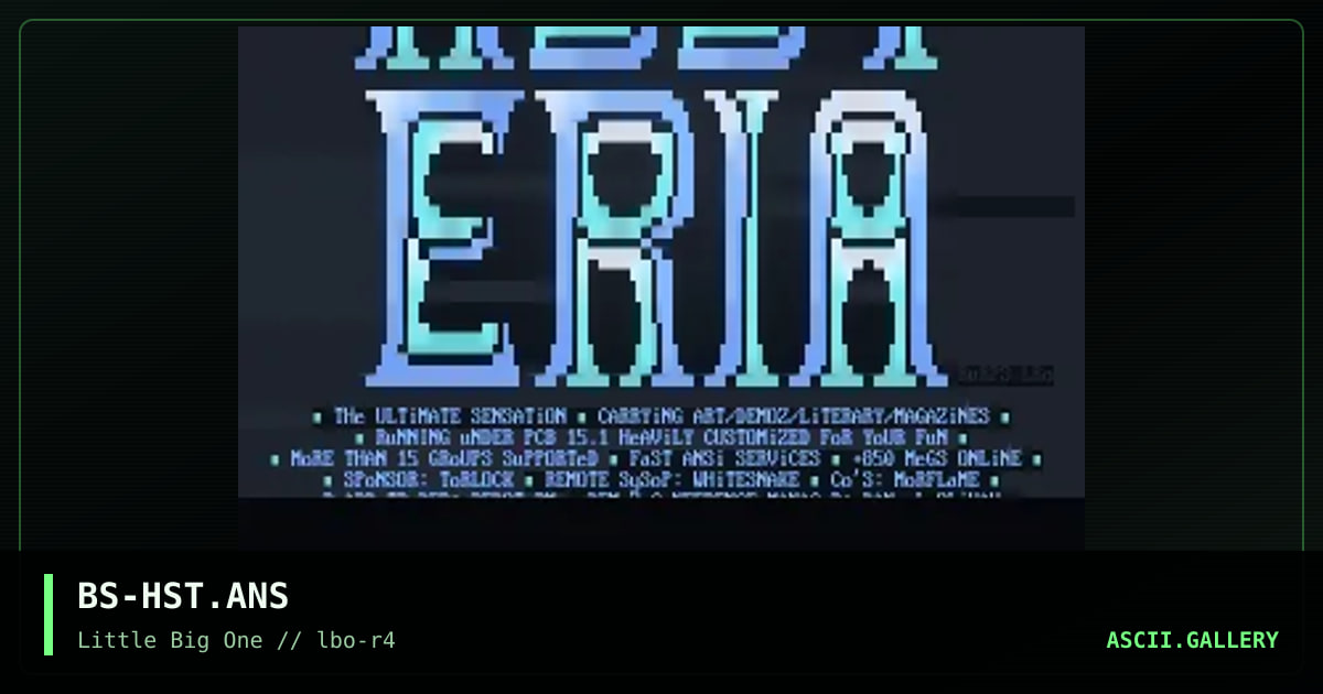 Hysteria, by burps, 1994