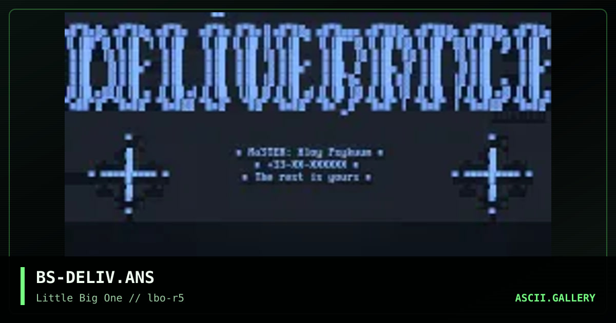 BS-DELIV.ANS, by burps, 1994