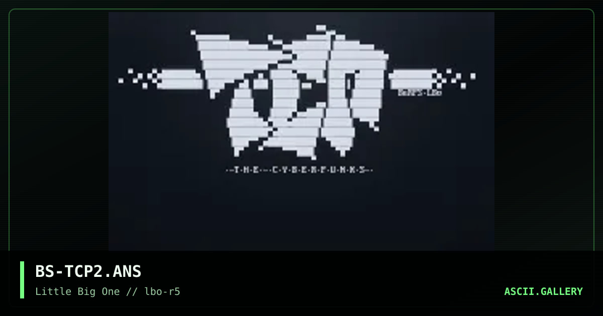 TcP NFO FiLE, by burps, 1994