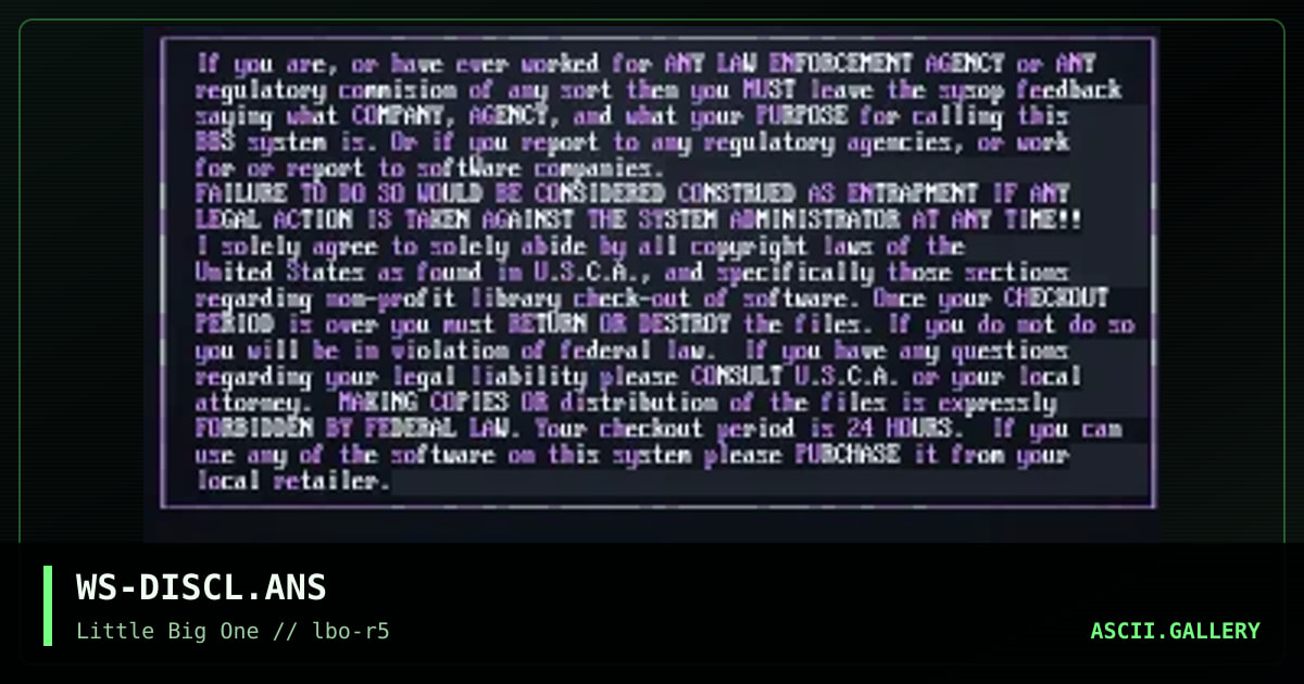 WS-DISCL.ANS, by whitesnake, 1994