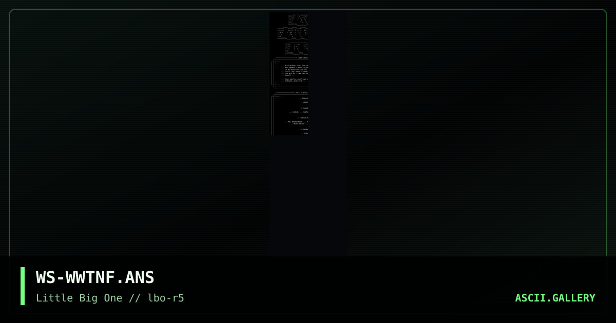WS-WWTNF.ANS, by whitesnake, 1994
