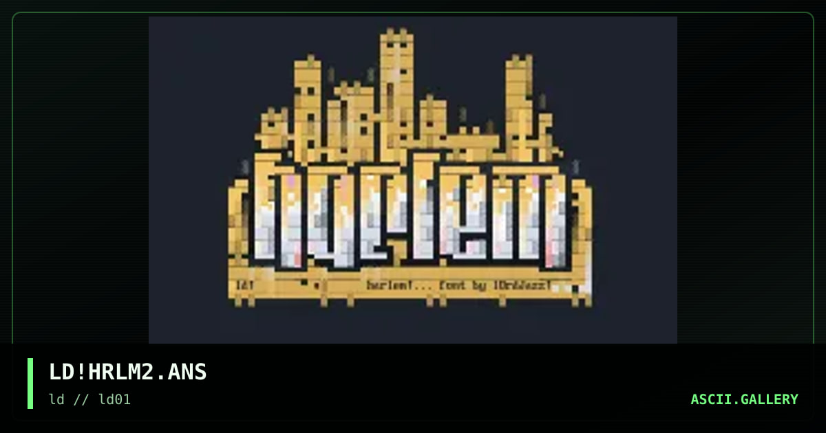 harlem, by lord jazz, 1995