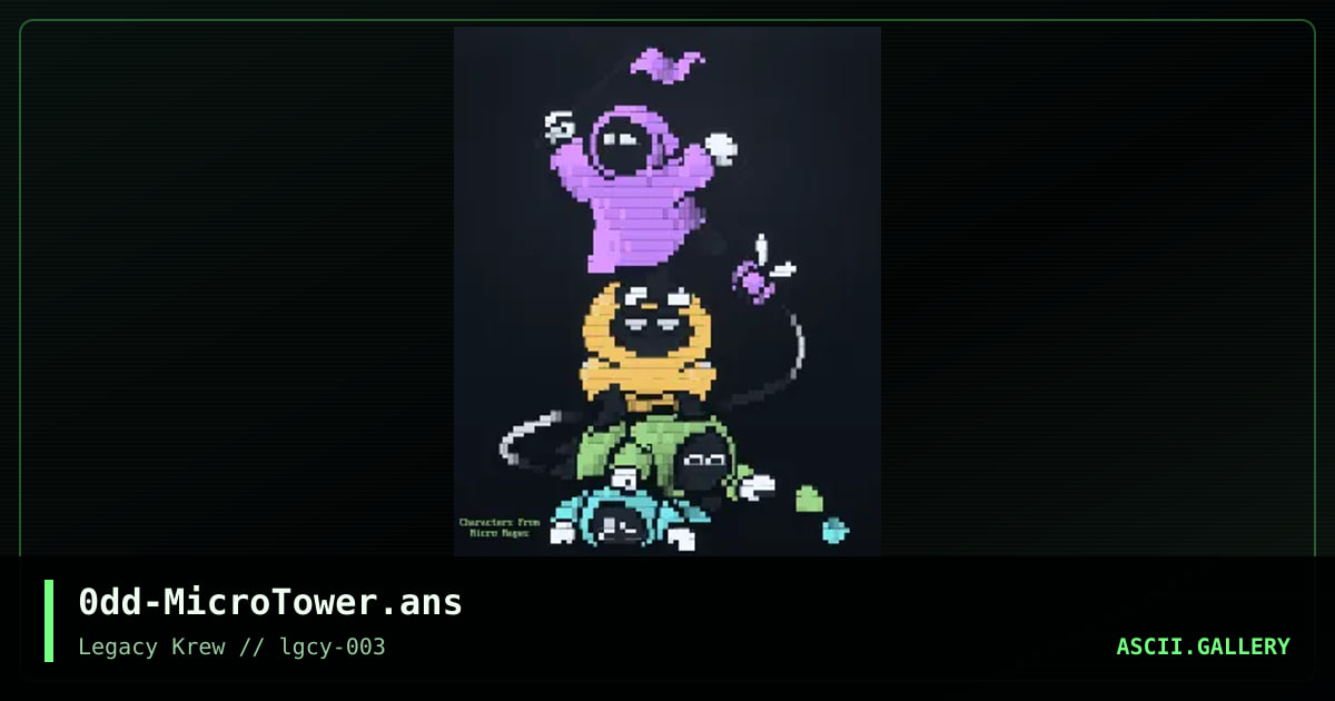 0dd-MicroTower.ans, by oddfirefox, 2021