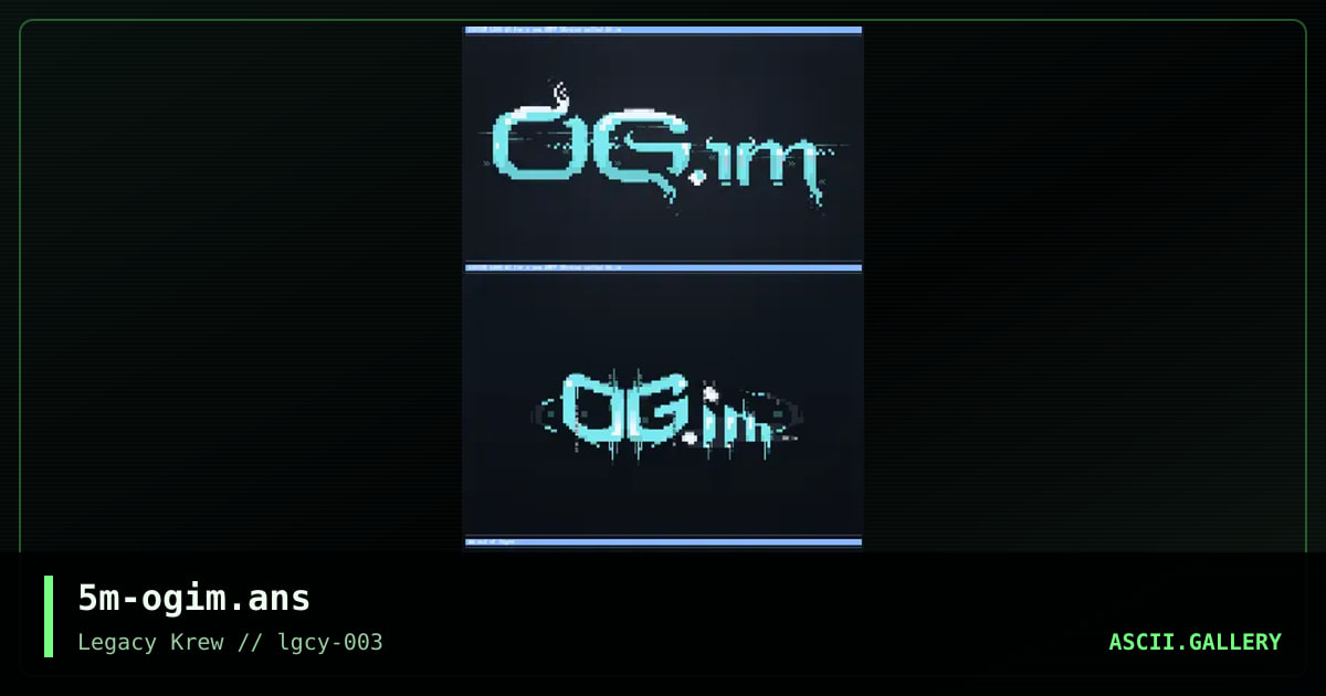OG.im, by smooth, 2021