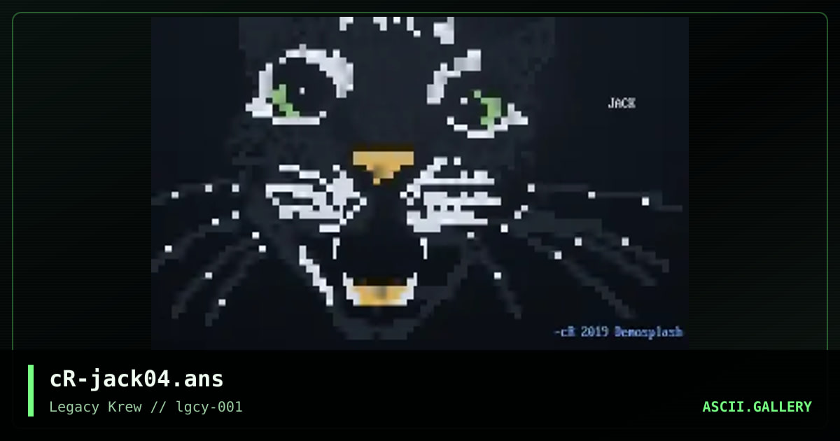 Jack, by cranksy, 2019