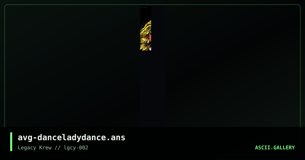 DANCELADYDANCE, by avenging angel, 2020